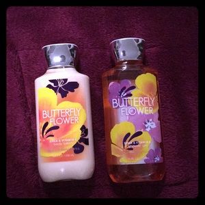 Bath and body works lotion and shower gel